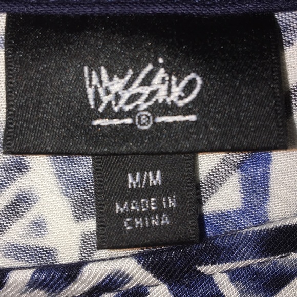 MOSSIMO Blue Patterned MAXI DRESS - Picture 4 of 4